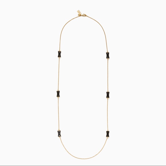 Kate Spade JACKPOT BOW JEWELS SCATTER NECKLACE - Picture 8 of 8